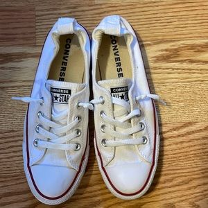 White Women’s Converse Sneakers Shoes size 7.5